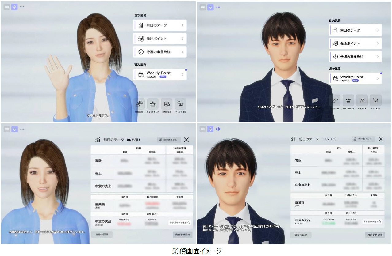 店長業務をサポートする人型AI【株式会社ファミリーマート】