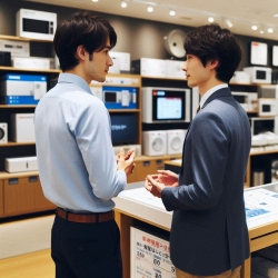 店員とのコミュニケーション